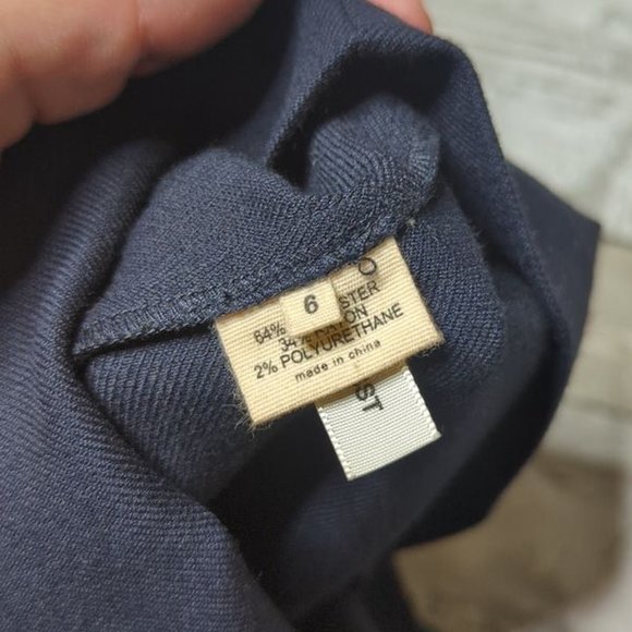 L’AGENCE Cutout Stretch Jersey Sheath Dress in Navy - Picture 5 of 8